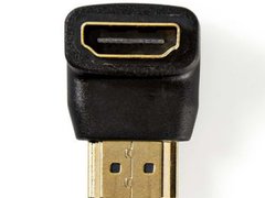 Adaptor HDMI Nedis, unghi conector 90   - intrare HDMI negru
